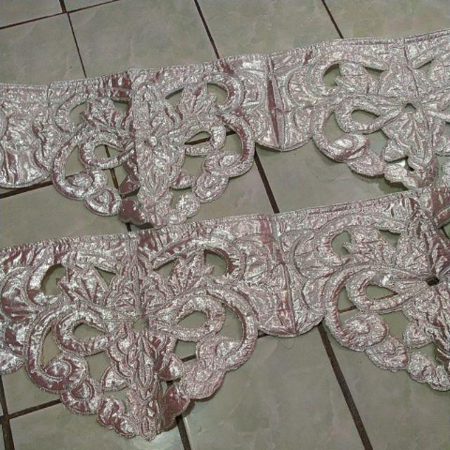 Dekorasi Meja Prasmanan 3m // Poni Meja Prasmanan // Taplak Meja Tamu Wedding