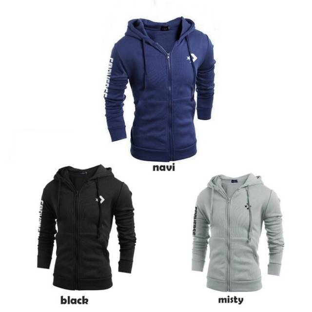 JAKET ZIPPER CONVERSE