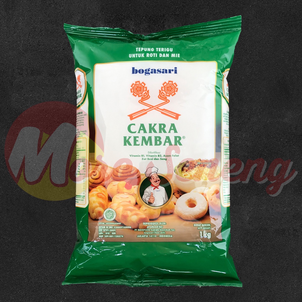 Tepung Terigu Cakra Kembar Kemasan 1 Kg