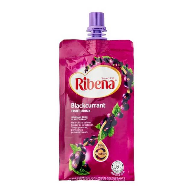 

Ribena Blackcurrant fruit drink 330ml minuman rasa berry hitam impor malaysia Halal Berri