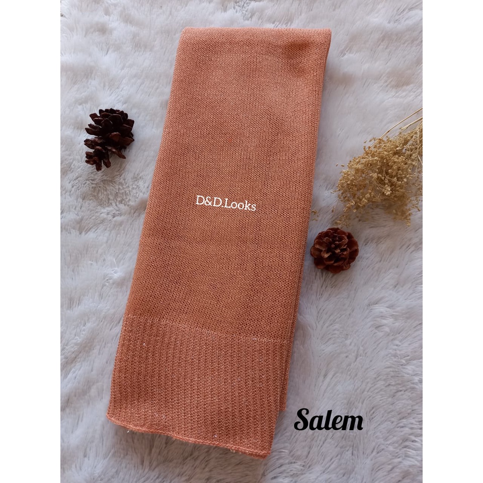 PASHMINA RAJUT GLITTER / TILE PESTA / PASHMINA RAJUT / PASHMINA / HIJAB RIAS PENGANTIN-SALEM