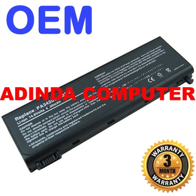 BATERAI TOSHIBA L10 L15 L20 PA3450 PA3420 BLACK