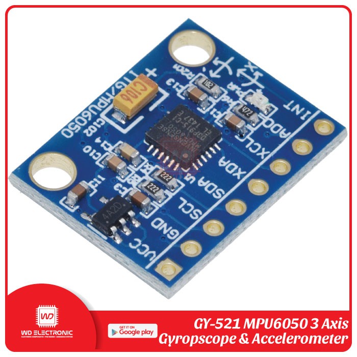 GY-521 MPU-6050 MPU6050 Axis Gyro With Accelerometer Sensor Module