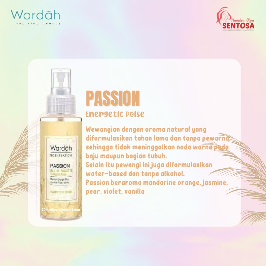 WARDAH SCENTATIONS BODY MIST 100ML