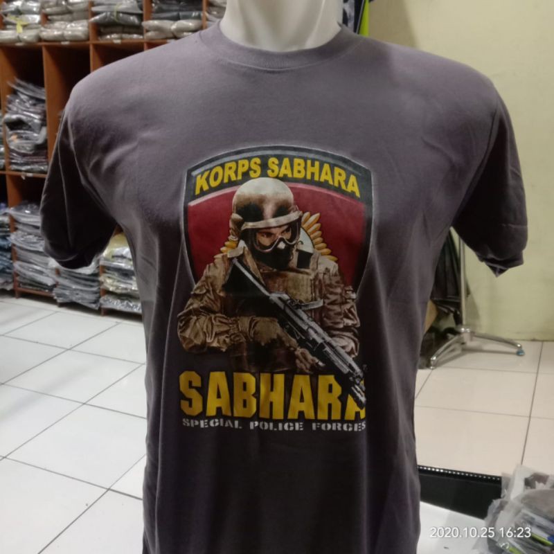 Kaos oblong Polisi Sabhara abu| Kaos dalaman Sabhara lengan pendek|Kaos polisi sabhara |kaos sabhara