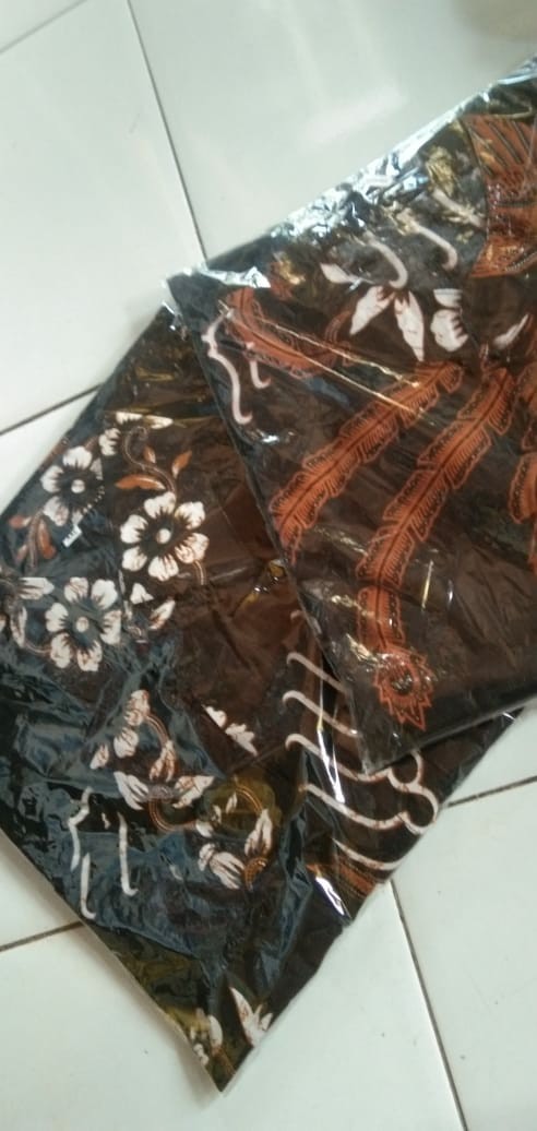 Batik Couple Keluarga Sania Ruffle Ori Ndoro Jowi Dnt Motif Ayam