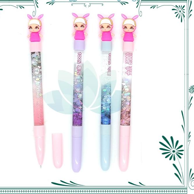 

Ditunggu! 1 LUSIN ( 12 BIJI ) PULPEN GEL GLITTER MOTIF LOL LUCU IMUT / BOLPEN GEL KARAKTER QQ116 .