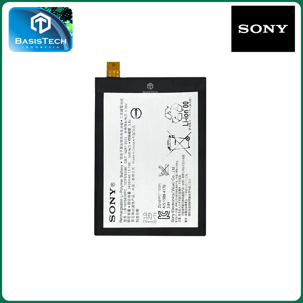 BATERAI SONY Z5 PREMIUM - SONY Z5P DUAL E6853 E6883 LIS1605ERPC - ORI