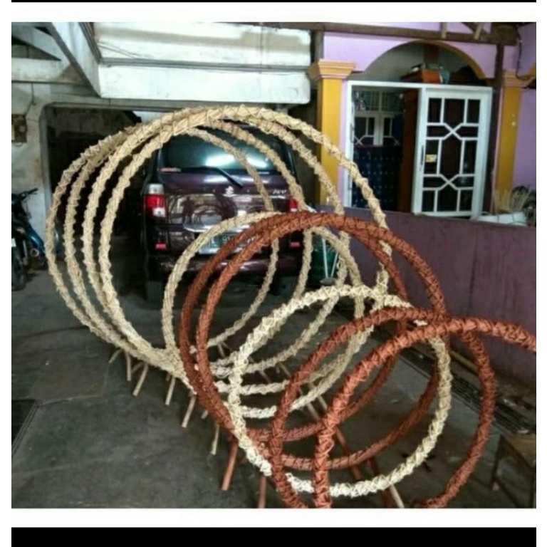 Ring Rotan Dekorasi Pelaminan Hiasan Rotan Dekorasi dudukan kaki