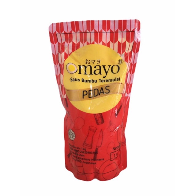 

OMAYO MAYONAISE 1 KG ORIGINAL PEDAS SAKURA MAYONNAISE JEPANG