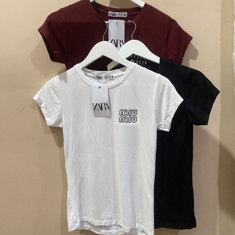 Tshirt miumiu  tag ZR BKK(bangkok)