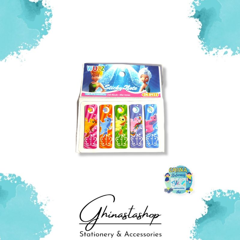 

Stiky note / pembatas buku karakter UNICORN