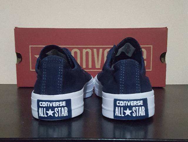 Converse AllStar Chuck Taylor Undefeated Full Motiv Navy Sepatu Sekolah