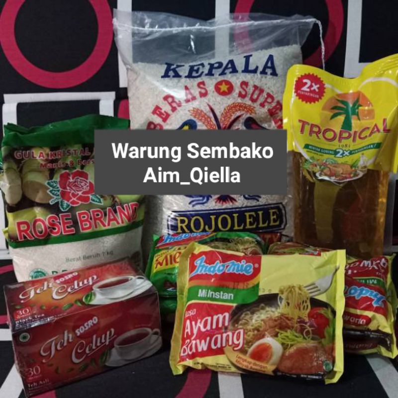 

paket sembako murah || beras,minyak,gula,teh,mie