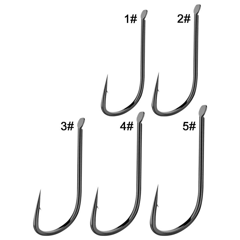 Preva 500pcs Fish Hook Perlengkapan Memancing Jigging Carp High Carbon Steel Fishhooks