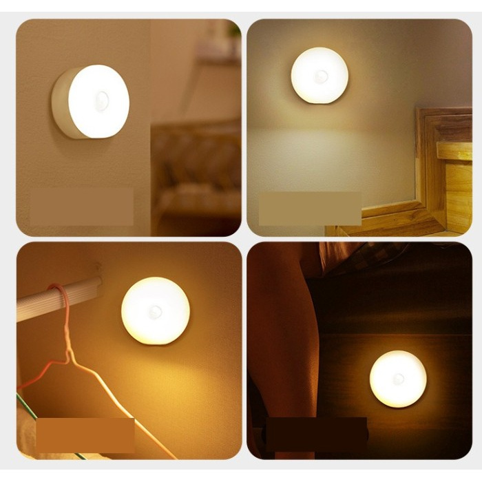 LAMPU LED SENSOR GERAK/SMART SENSOR LED/LAMPU TIDUR-BULAT