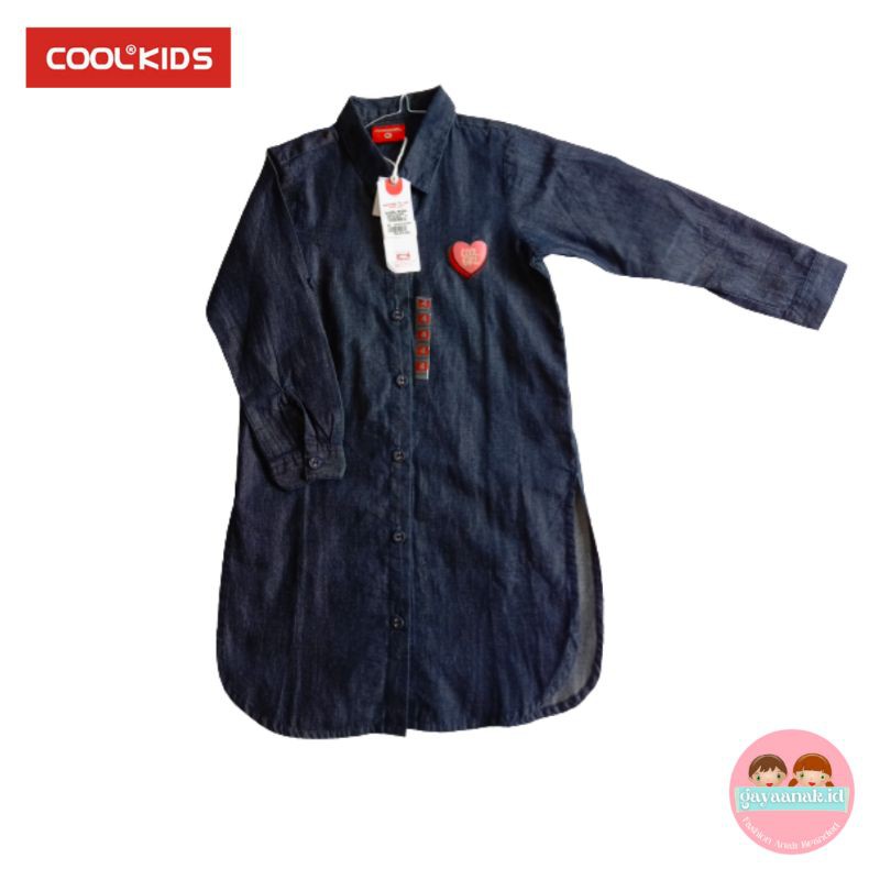 Tunik jeans anak cool girl