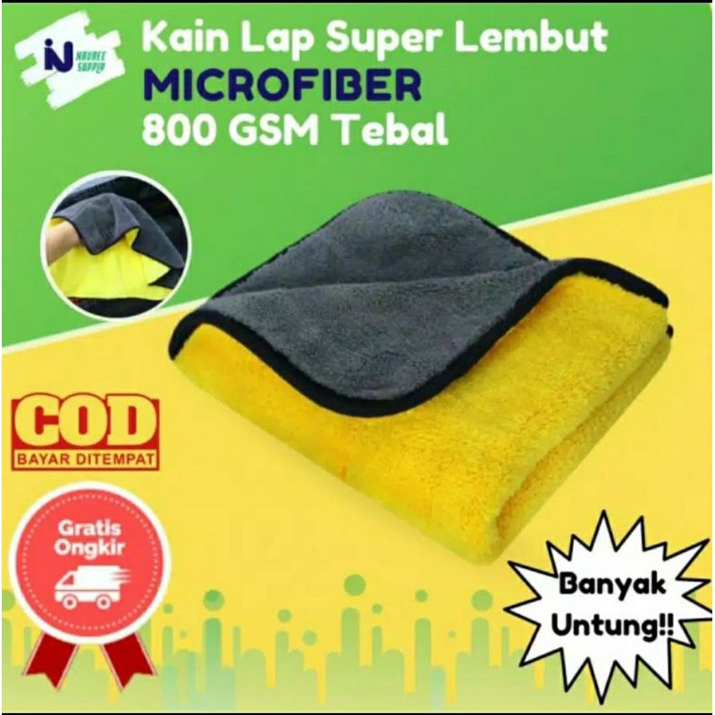 KAIN LAP MOBIL MICROFIBER - KAIN LAP SERBA GUNA MICROFIBER - BDC