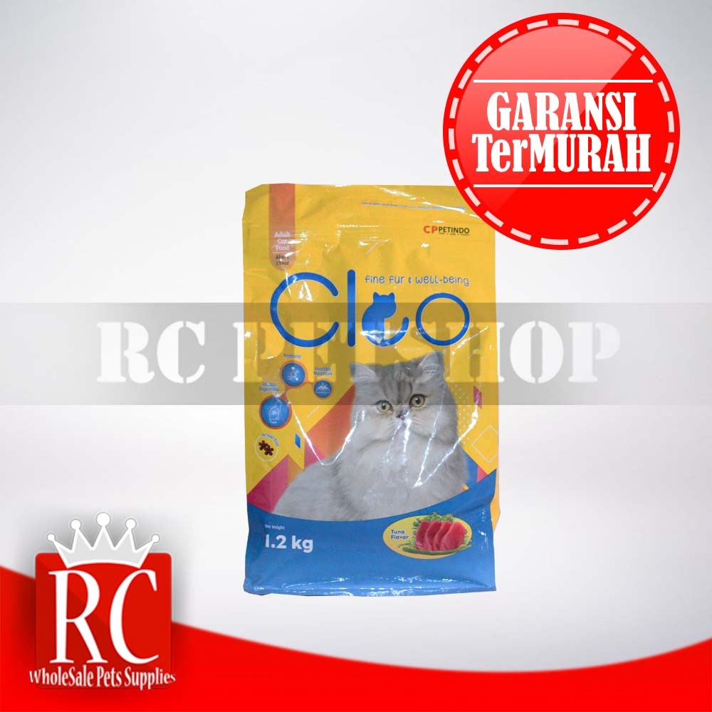 Makanan Kering Kucing dewasa CLEO TUNA 1.2 kg dry food adult Murah