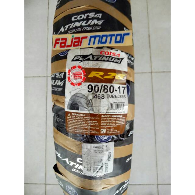 CORSA PLATINUM R26 90/80 80/80 70/80 CROSS 80/90 RING 17 TUBELES