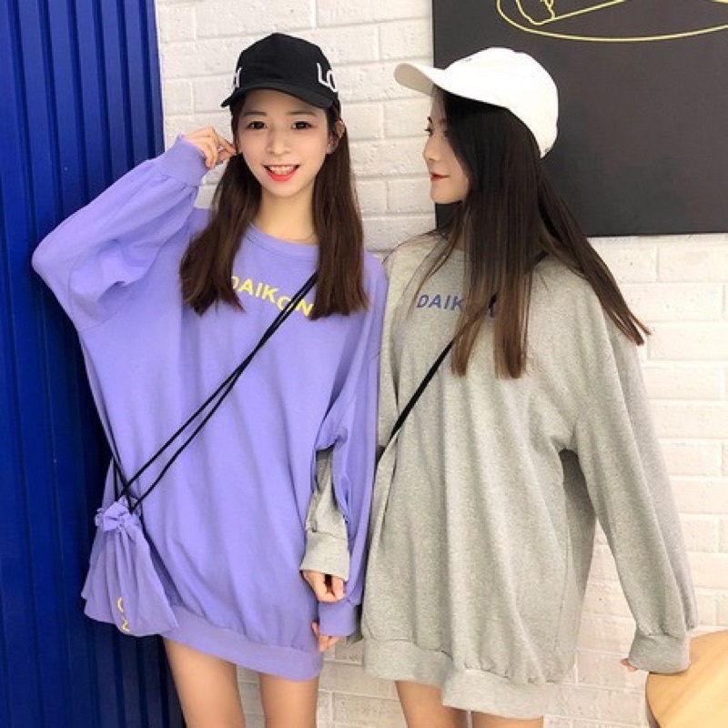 SWEATER OVERSIZE DAIKON KOREAN FASHION