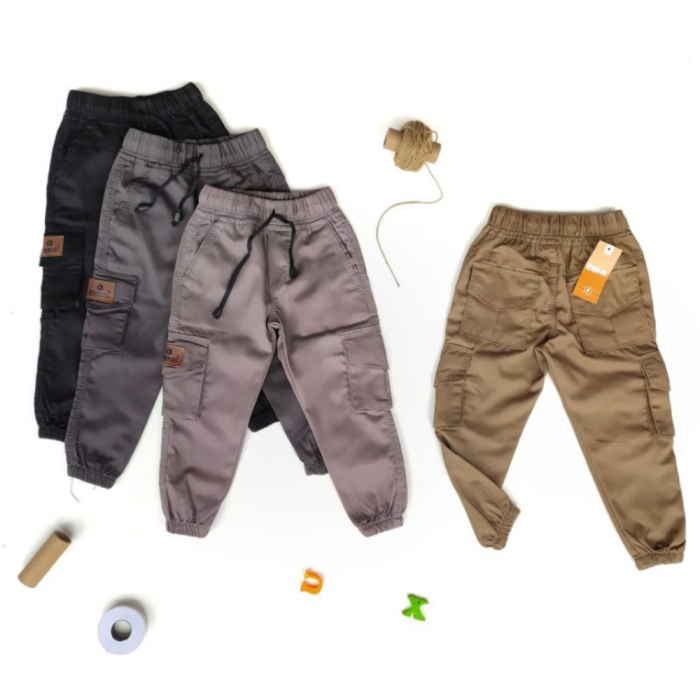 NEW Celana Panjang Jogger Chino Chinos Cargo Anak Laki Cowok 3 4 5 6Tahun Diskon