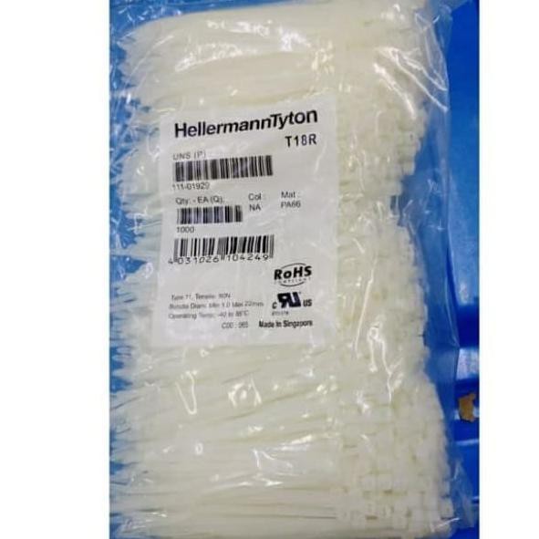 

Kabel Ties 10Cm T18R Merk HellermannTyton berkahja98 Segera Dapatkan