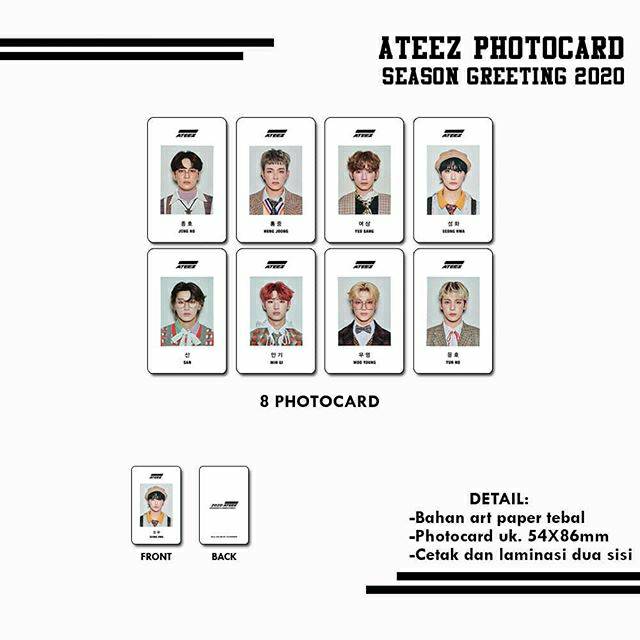 ATEEZ SEASON GREETING 2020 PHOTOCARD