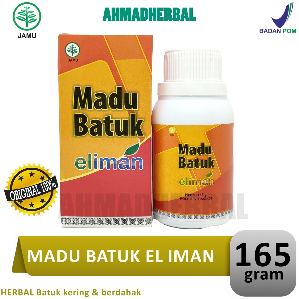 

KEMASAN BARU) Madu Batuk El Iman | Eliman | El Imam | Elimam ADA MINT NYA GITU 165 G