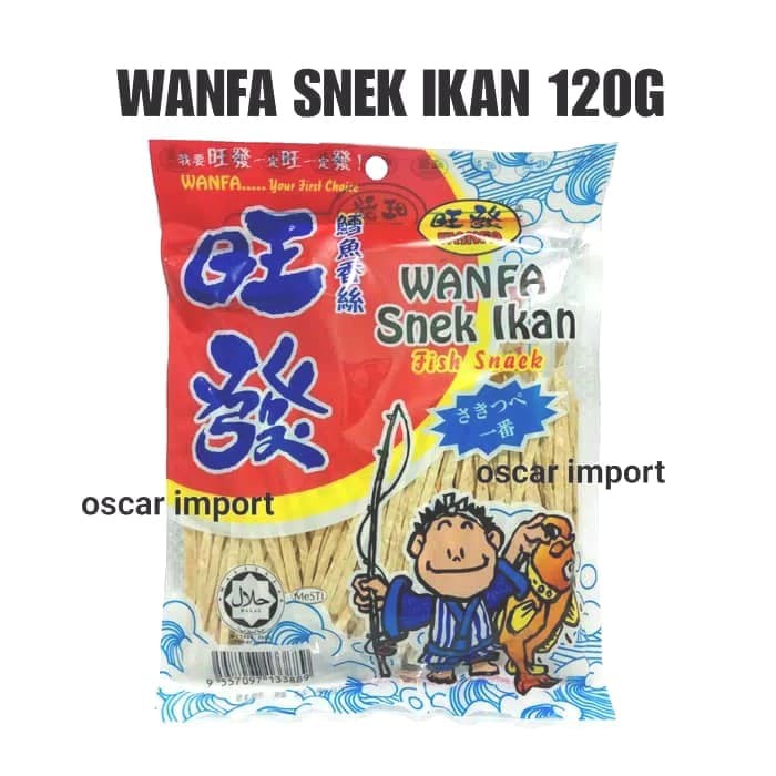 

WANFA SNEK IKAN 120G FISH SNACK ~ kr1889