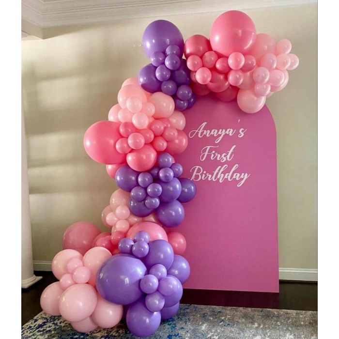 BACKDROP ULANG TAHUN | Jasa dekorasi | Balon Ulang Tahun