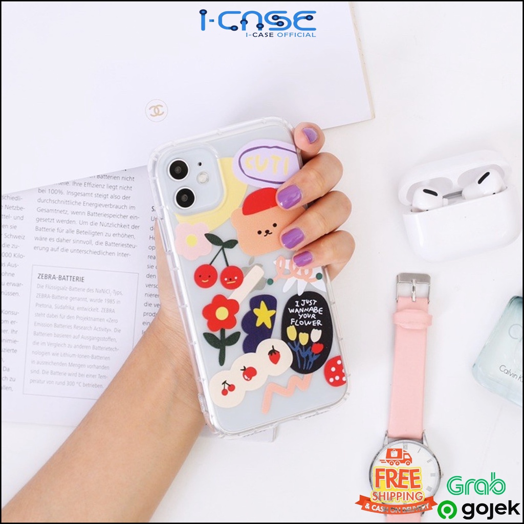 BEARY SHOCK PROOF SOFT CASE- (1) REALME VIVO OPPO IPHONE 12 11 6 7 8 X XS XR PRO MAX MINI