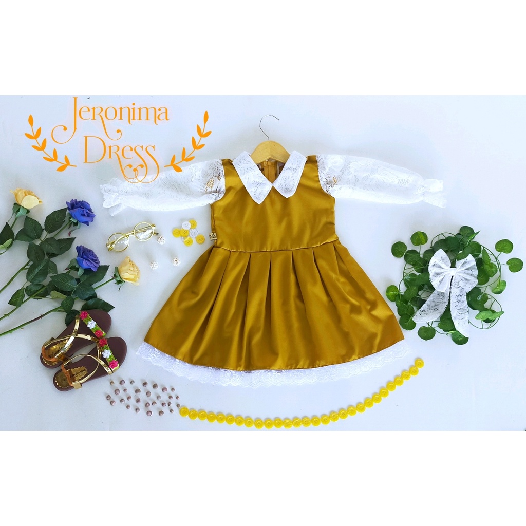 Dress Jeronima Anak Unik/Gaun Anak/Dress Anak murah meriah