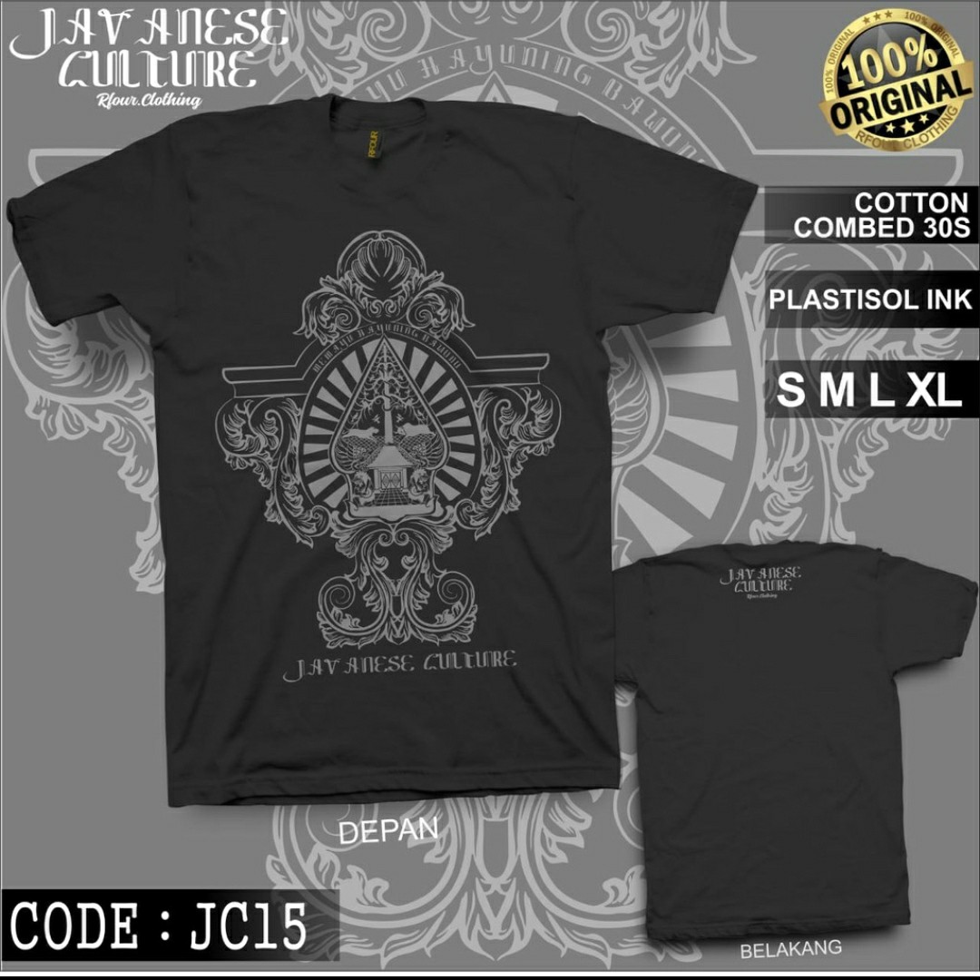 Kaos Wayang Jawa Distro Kaos Gunungan Wayang Kaos Batik Budaya Jawa Klasik Kaos Wayang Pria Jawa