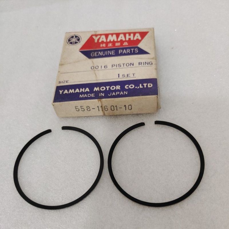 Ring Seher Piston Yamaha RX 100 - DT100  OS 0.25 ORIGINAL YGP 558-11601-10 Distributor Sparepart RPM