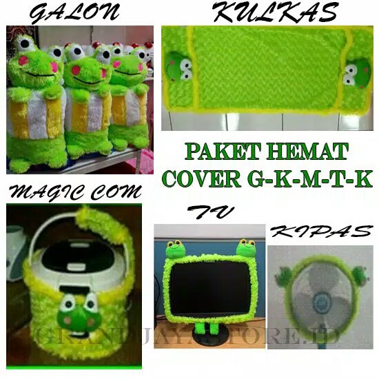 paket Homeset GKM bando galon - kulkas - magic com - tv - kipas KEROPI