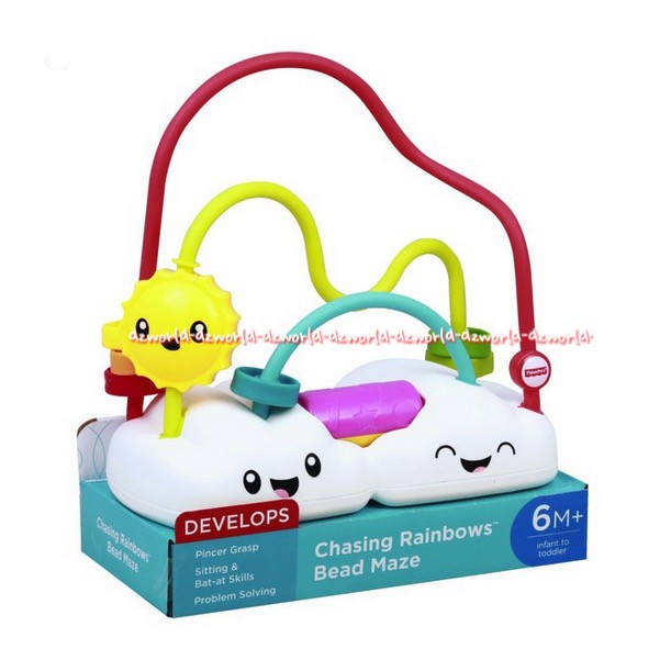 Fisher Price Chasing Rainbows Bead Maze Mainan Bayi Balita