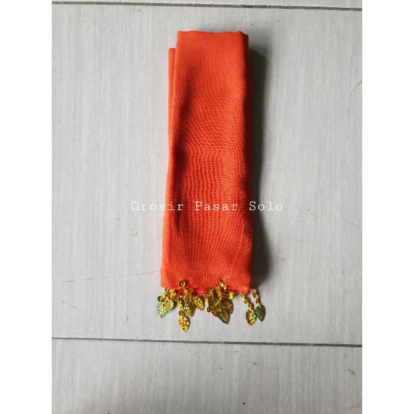 Selendang tari anak / sampur anak murah / selendang tari ronce-Orange