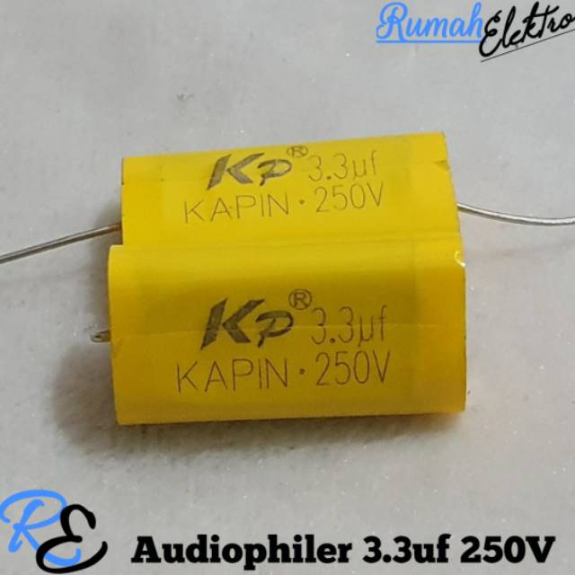 CAP AUDIOPHILER MKP 3.3UF 250V Tahanan Tweeter