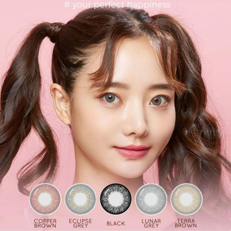 Softlens LIVING COLOR TWILIGHT 14.2 MM LUNAR GREY MINUS -0.50 S.D -6.00 by IRISLAB