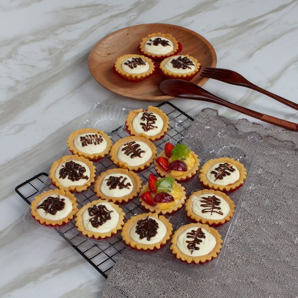 MIKA TRAY PIE / MIKA TRAY DONAT / TRAY DONAT / TRAY PIE / TRAY PUDING / ALAS DONAT ISI 5 PC