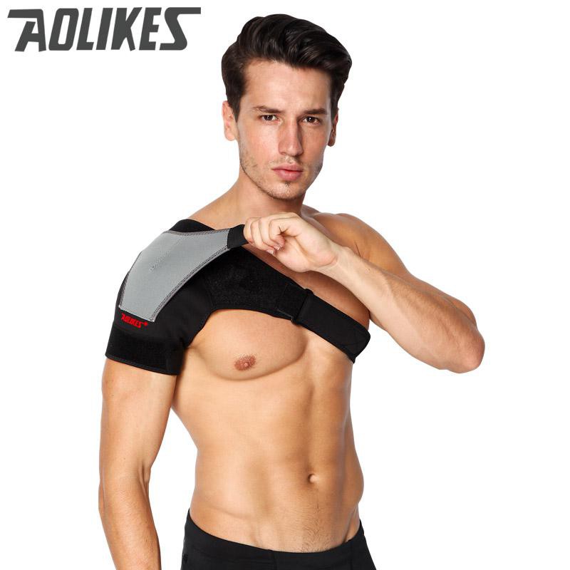 Penyangga Bahu Cedera Olahraga Shoulder Support Brace Guard Fitness Gym