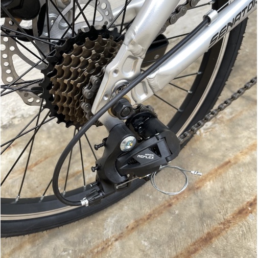 Sepeda Lipat Discbrake Alloy Senator Folding Bike