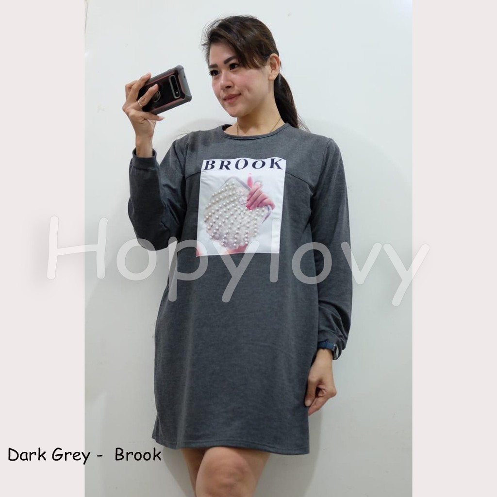 HOPYLOVY - SUPER SALE Tunik Wanita Jumbo Terbaru dengan Aplikasi Import Efanda