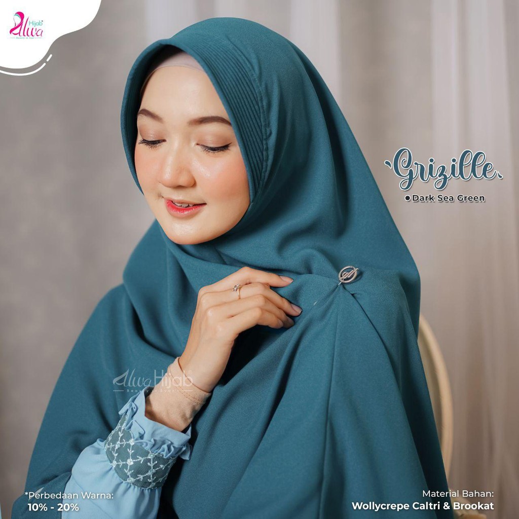 GAMIS SYARI  GRIZELLE 1 SET KHIMAR || ALWA HIJAB