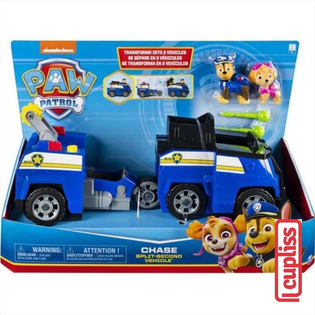 Paw Patrol 6055931 Chase Split Second Transforming Police Cruiser