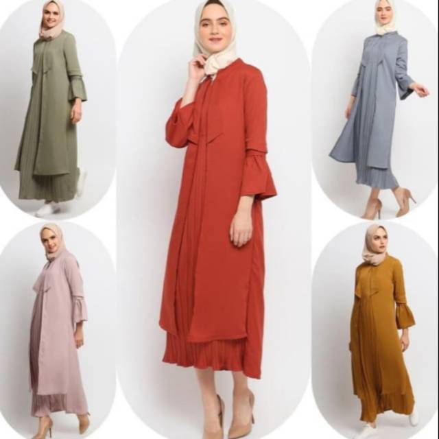 Muslim Fashion Le Najwa Luzaina Gamis Dress