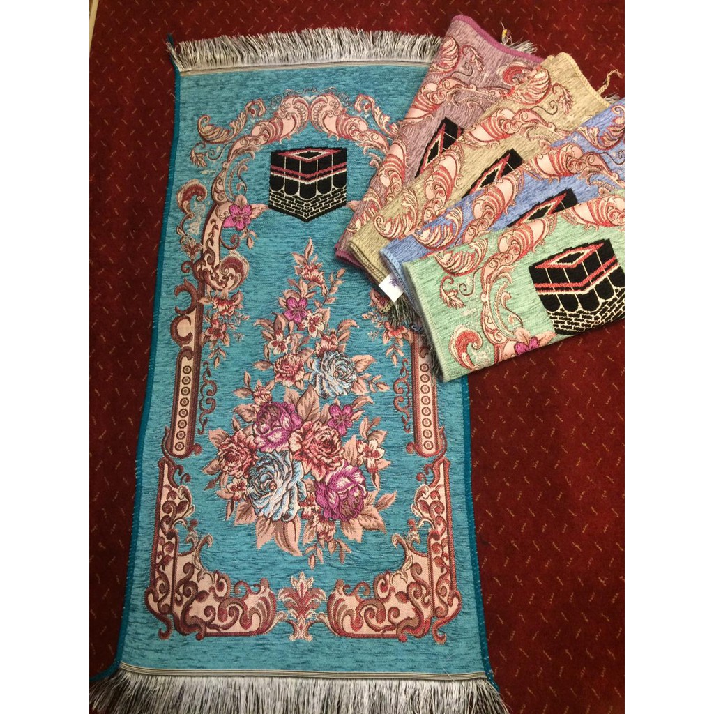 Sajadah Muka Turki Bunga Ka'bah