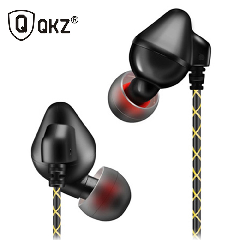 QKZ Piston Earphone with Mic - QKZ-QF2 - Black