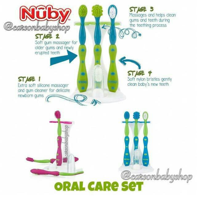 nuby oral care set